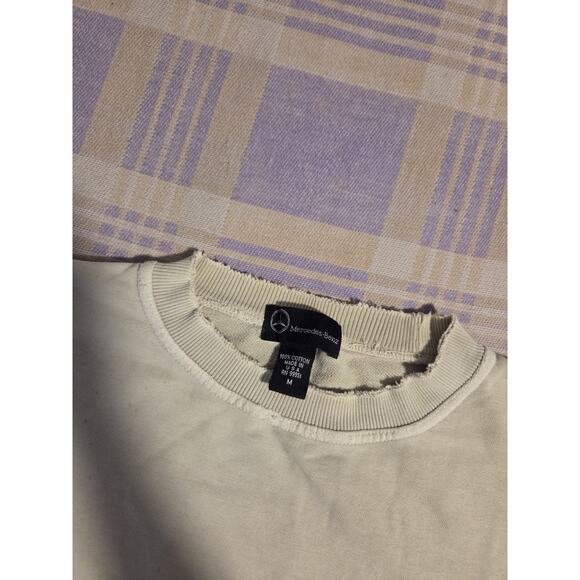 Vintage 90s Mercedes Benz Car Distressed Faded Embroidered Logo Sweatshirt USA - Picture 7 of 16